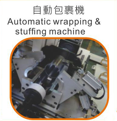 Automatic wrapping& stuffing machine,Taiwan