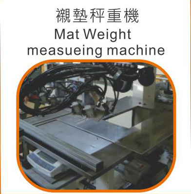 Mat Weight measueing machine,Taiwan